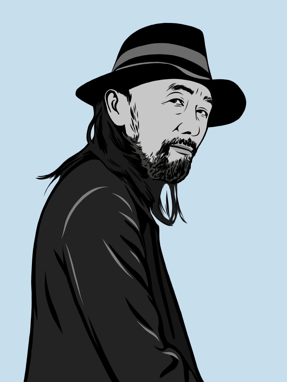 digital portrait of a man