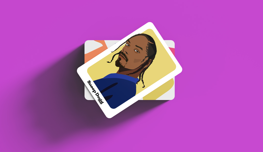 snoop dogg's illustration for party card game